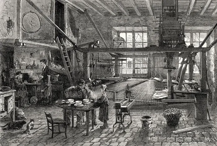 Framed Print : The interior of a canut's home