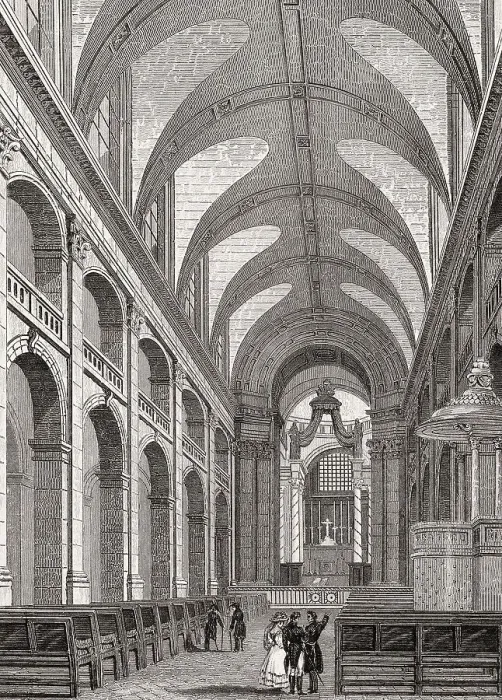 Framed Print : Interior, Dome of Les Invalides