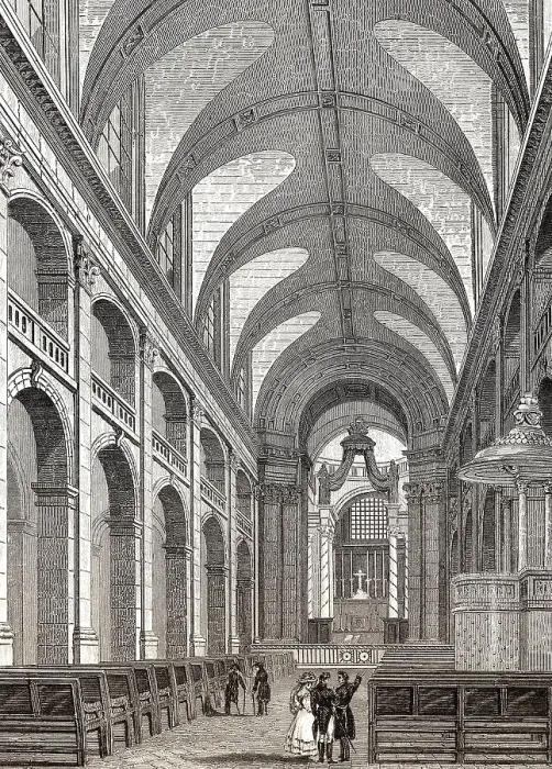 Framed Print : Interior, Dome of Les Invalides