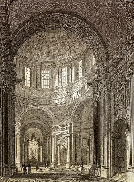 Framed Print : Interior, Dome of Les Invalides Framed Print : Interior, Dome of Les Invalides