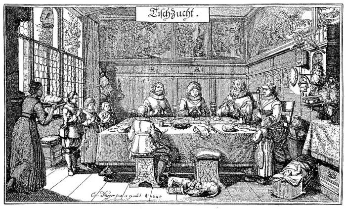 Framed Print : Interior in a German patrician house