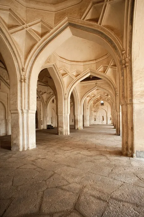 Framed Print : Interior of ibrahim rouza, Bijapur Framed Print : Interior of ibrahim rouza, Bijapur