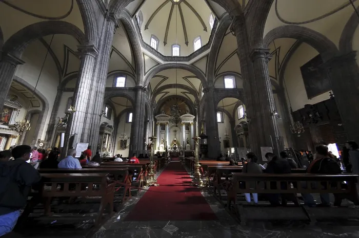 Framed Print : Interior, Sagrario Metropolitano