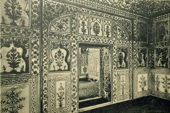 Framed Print : Interior Suman Burj, Delhi, INDIA