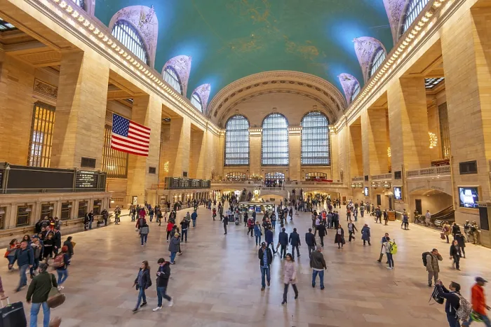 Framed Print : Interior view of Grand Central Station