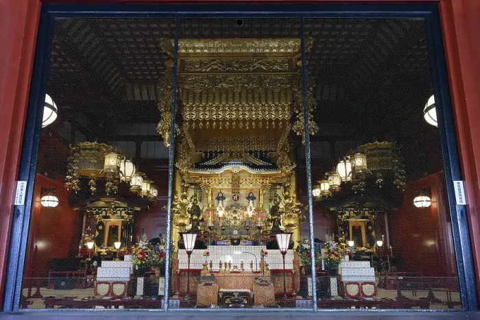 Framed Print : Interior view, Kannondo Hall, Senso-ji Temple Framed Print : Interior view, Kannondo Hall, Senso-ji Temple