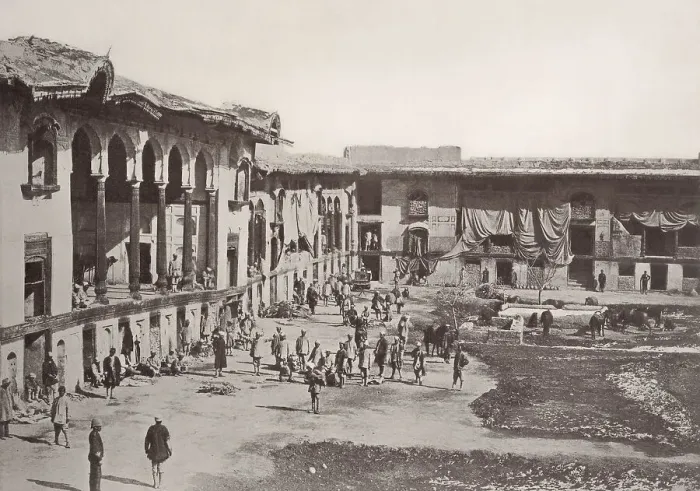 Framed Print : Interior view of the palace of Shauh Shujah Ool Moolk