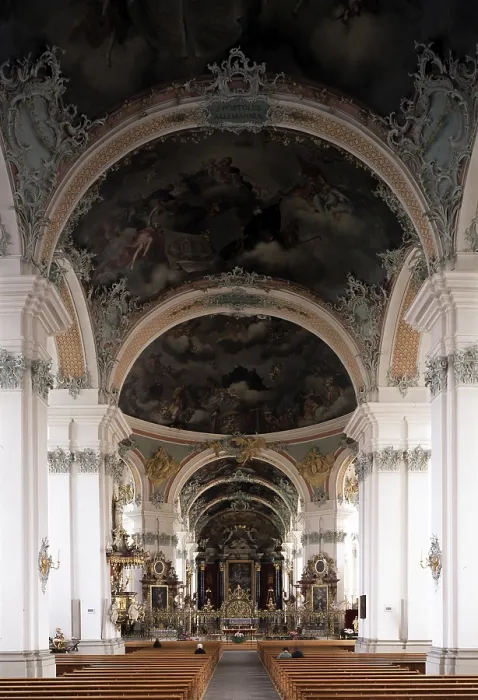Framed Print : Interior view, view to the choir Church of St Framed Print : Interior view, view to the choir Church of St