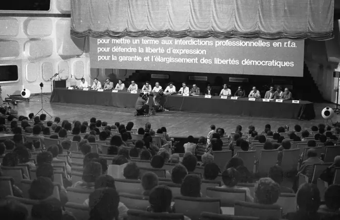 Framed Print : An international conference dealt with a German issue
