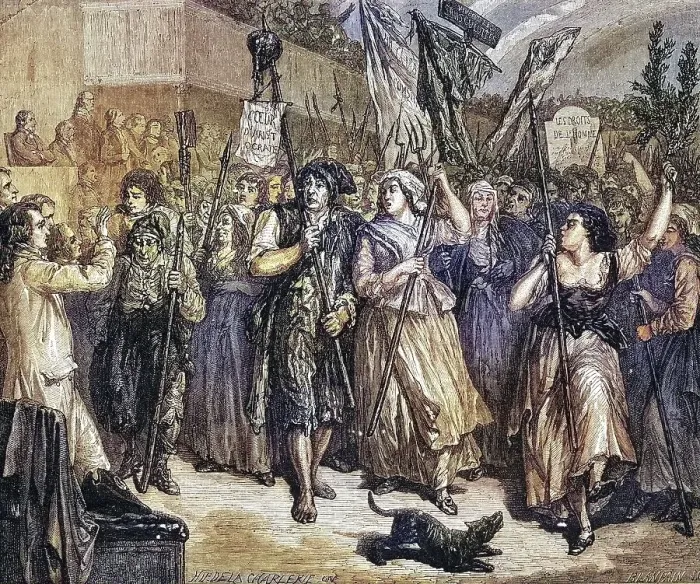 Framed Print : Invasion of the Assembly, 20 June 1792