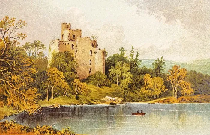 Framed Print : Invergarry Castle at Loch Oich Framed Print : Invergarry Castle at Loch Oich