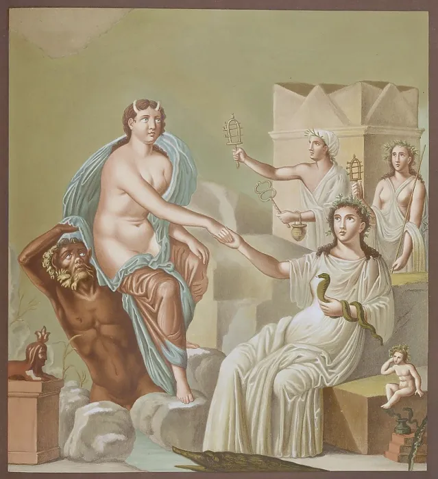 Framed Print : Io, in Greek mythology the daughter of the river god Inachos and Ecypte