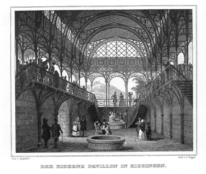 Framed Print : Iron fountain hall, fountain pavilion or fountain temple