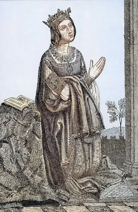 Framed Print : Isabella 1451-1504 von Kastilien