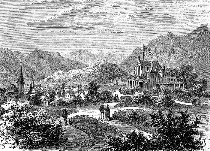 Framed Print : Ischl, Bad Ischl, in the Salzkammergut