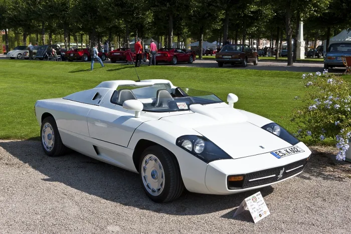 Framed Print : Isdera Spyder 036i, built in 1988