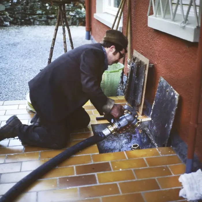 Framed Print : Iserlohn. Heating oil supply in 1981-2 Framed Print : Iserlohn. Heating oil supply in 1981-2