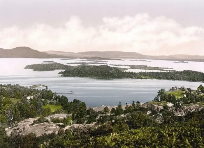 Framed Print : Islands from the Luss Quarries Framed Print : Islands from the Luss Quarries