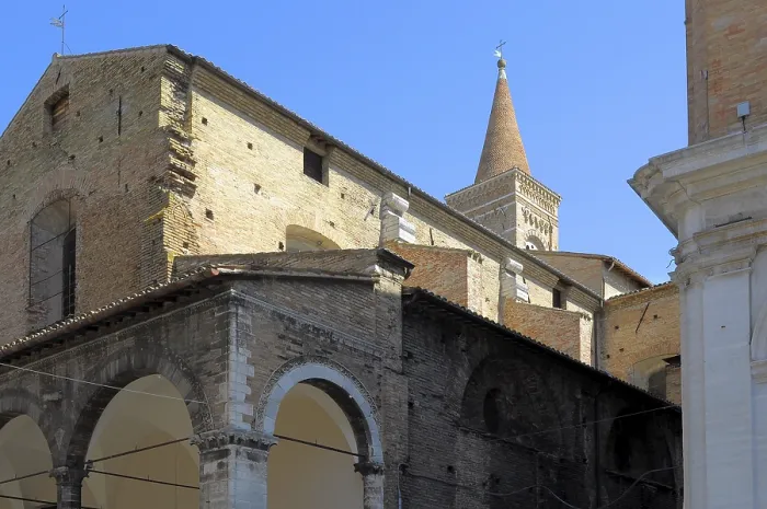 Framed Print : Italia, Italy, Marche, Urbino, city centre