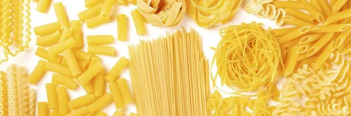 Framed Print : Italian pasta texture panoramic flatlay banner Framed Print : Italian pasta texture panoramic flatlay banner