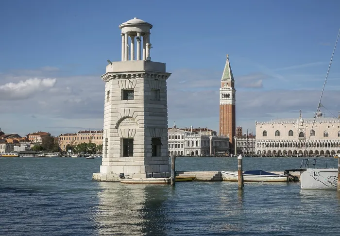 Framed Print : Italy Venice Marina near San Giorgio Maggiore -291 Lighthouse from 1813 behind Campanile of San Marco right Doge's Framed Print : Italy Venice Marina near San Giorgio Maggiore -291 Lighthouse from 1813 behind Campanile of San Marco right Doge's