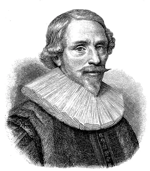 Framed Print : Jacob Cats, 10 November 1577, 12 September 1660