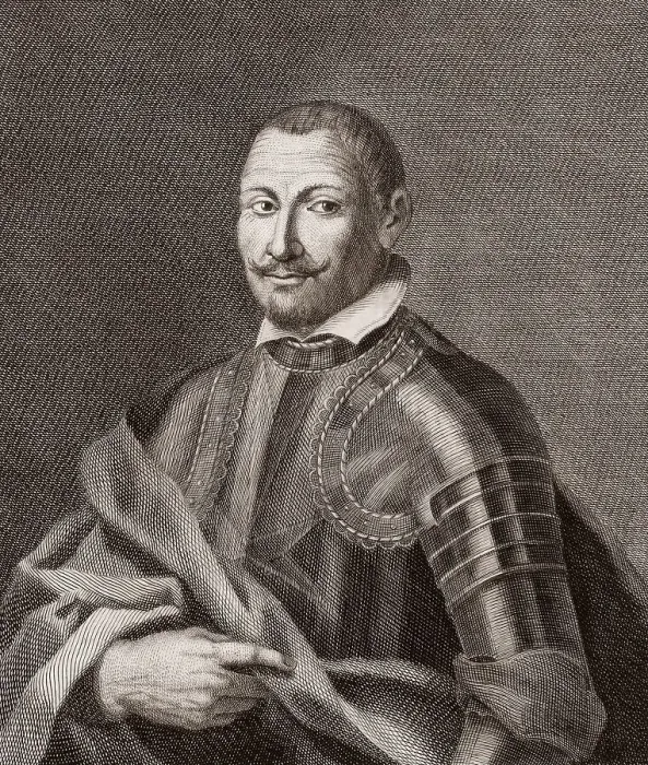 Framed Print : Jacopo Inghirami, 1565 - 1624, admiral of the Grand Duchy of Tuscany
