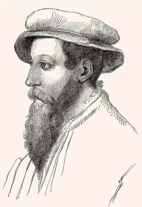 Framed Print : Jacques du Fouilloux, 1519-1580