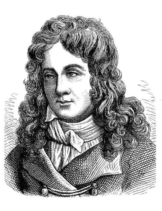 Framed Print : Jacques Henri Bernardin de Saint-Pierre (19 January 1737 - 21 January 1814) was a French writer