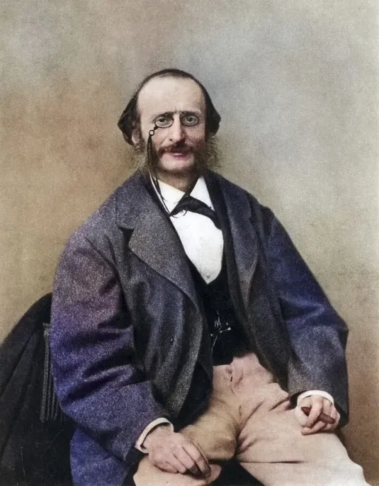 Framed Print : Jacques Offenbach (1819-1880), born Jakob Levy Eberst Offenbach in Cologne