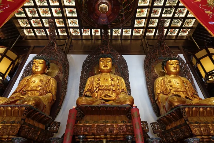 Framed Print : Jade Buddha Temple, Buddha, Puxi