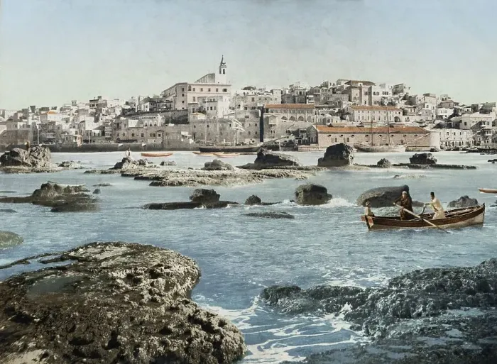 Framed Print : Jaffa, Palestine, Holy Land, photochrome print around 1890