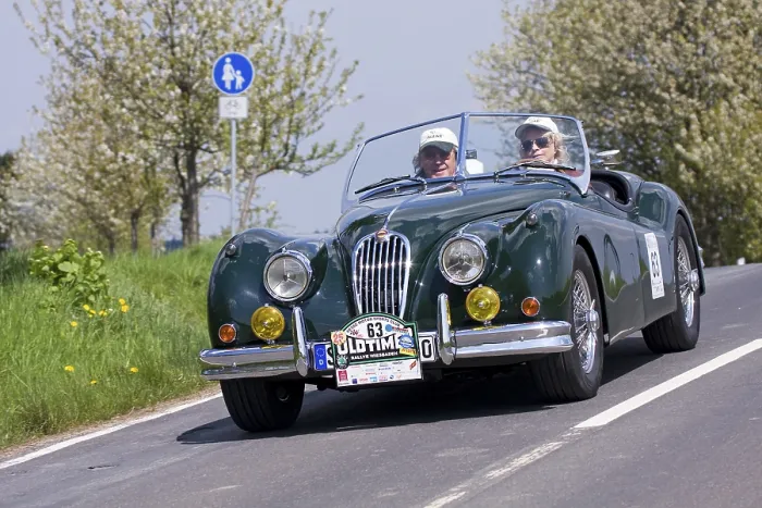 Framed Print : Jaguar XK 140, year of manufacture 1955