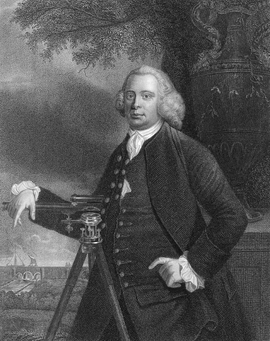 Framed Print : James Brindley, 1716 - 1772, an English engineer Framed Print : James Brindley, 1716 - 1772, an English engineer