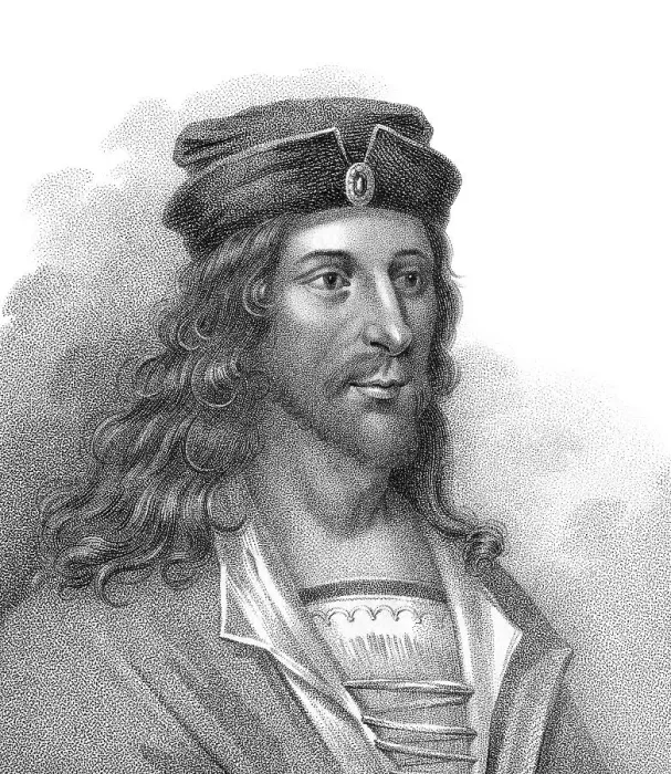 Framed Print : James I, 1394 - 1437, King of Scotland