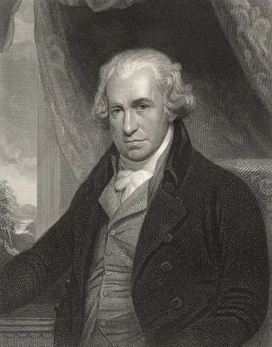 Framed Print : James Watt, 1736 - 1819, schottischer Erfinder der Dampfmaschine