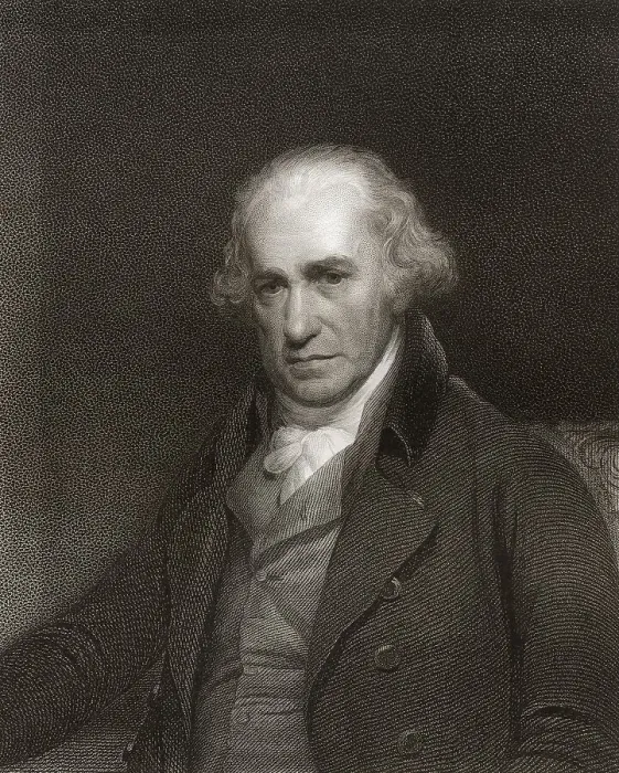 Framed Print : James Watt, 1736 - 1819, Scottish inventor of the steam engine