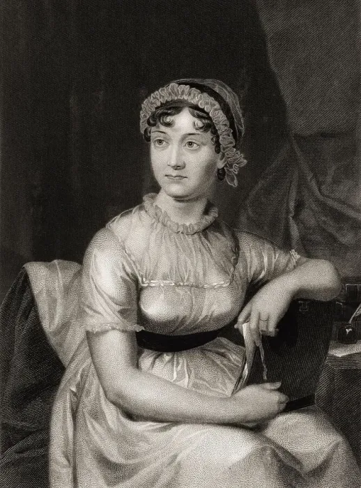 Framed Print : Jane Austen, 1775 - 1817, English novelist
