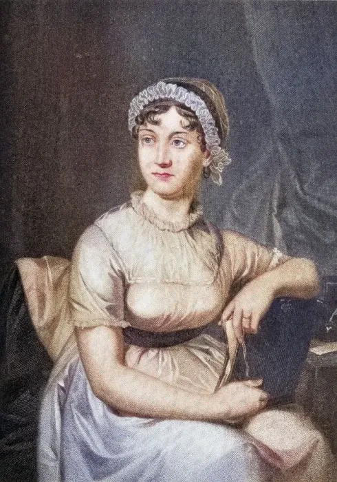 Framed Print : Jane Austen (born 16 December 1775 in Steventon) Framed Print : Jane Austen (born 16 December 1775 in Steventon)