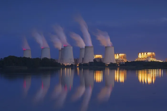 Framed Print : Janschwalde, Jaenschwalde lignite-fired power station at night Framed Print : Janschwalde, Jaenschwalde lignite-fired power station at night