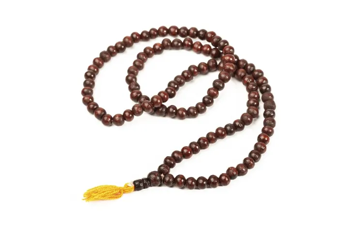 Framed Print : Japa Mala, Buddhist or Hindu prayer beads isolated on white Framed Print : Japa Mala, Buddhist or Hindu prayer beads isolated on white