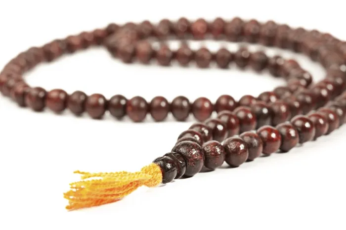 Framed Print : Japa Mala, Buddhist or Hindu prayer beads isolated on white Framed Print : Japa Mala, Buddhist or Hindu prayer beads isolated on white