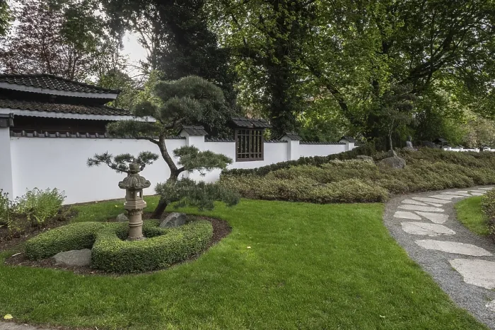 Framed Print : Japanese Garden, Bad Langensalza