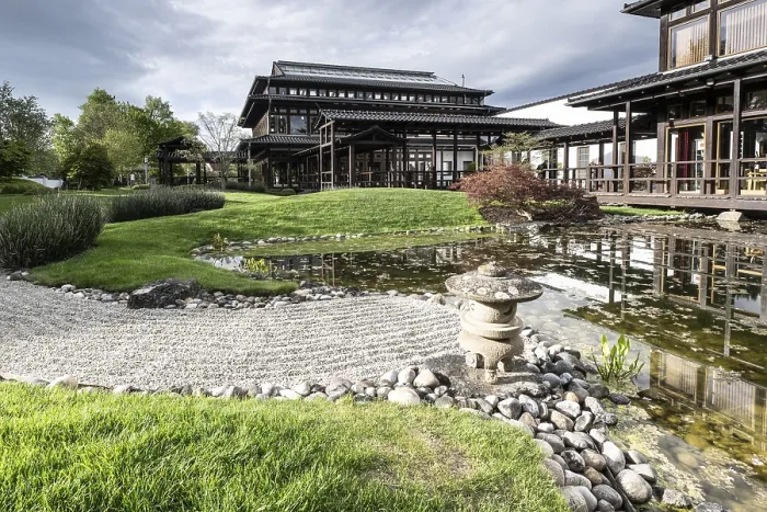 Framed Print : Japanese Garden, Bad Langensalza