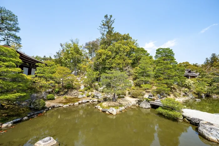 Framed Print : Japanese Garden with Pond, North Garden