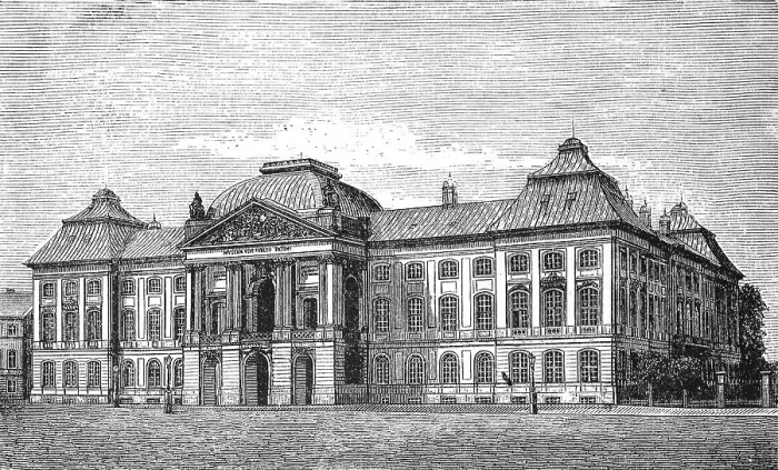 Framed Print : The Japanese Palace in Dresden in 1875 Framed Print : The Japanese Palace in Dresden in 1875
