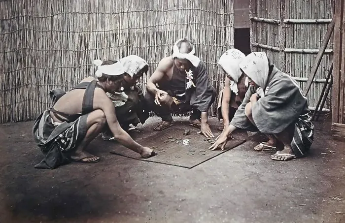 Framed Print : Japanese people playing on road, Japan, Asia