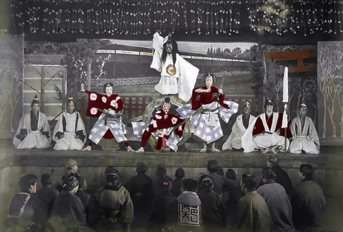 Framed Print : Japanese theatrical performance, Japan, Asia Framed Print : Japanese theatrical performance, Japan, Asia