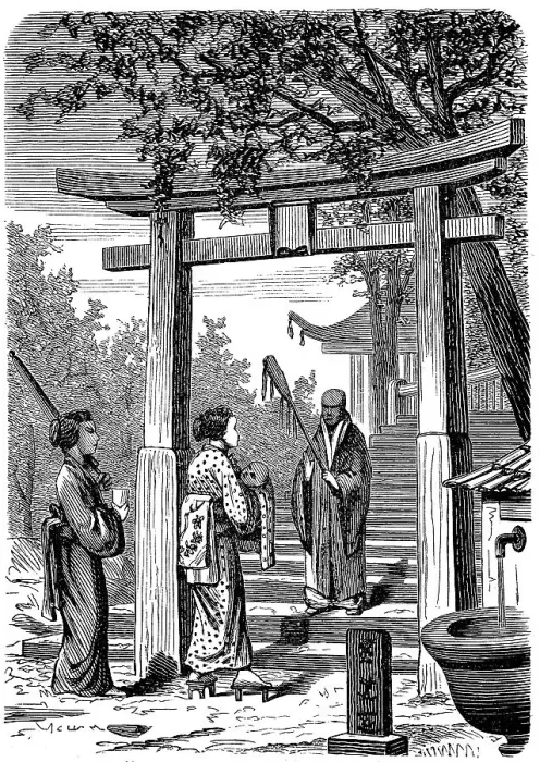 Framed Print : Japanese Tradition, Presentation of a Newborn in the Temple Framed Print : Japanese Tradition, Presentation of a Newborn in the Temple