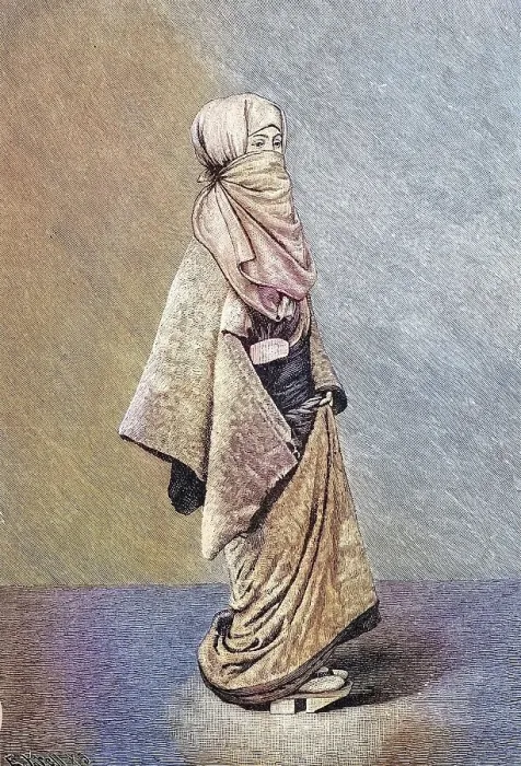 Framed Print : Japanese Women's Life, Winter Clothing of a Japanese Woman